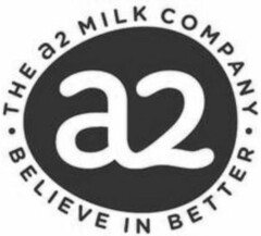 THE a2 MILK COMPANY BELIEVE IN BETTER