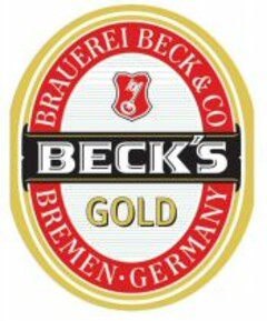 BECK'S GOLD BRAUEREI BECK & CO BREMEN - GERMANY