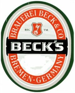 BRAUEREI BECK & CO BECK'S BREMEN GERMANY