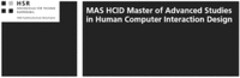 MAS HCID Master of Advanced Studies in Human Computer Interaction Design