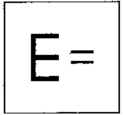 E =