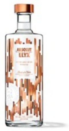 ABSOLUT ELYX Country of Sweden COPPER CATALYZATION PERFECTED