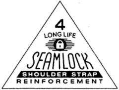 4 LONG LIFE SEAMLOCK SHOULDER STRAP REINFORCEMENT