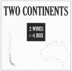 TWO CONTINENTS 2 WINES in 1 BOX