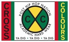 CROSS COLOURS POST HIP HOP NATION ACADEMIC HARD WEAR YA DIG YA DIG YA DIG