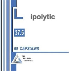 Lipolitic 37.5 60 CAPSULES TRI PHARMA COMPANY
