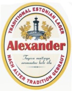 Alexander TRADITIONAL ESTONIAN LAGER NACH ALTER TRADITION GEBRAUT