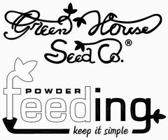 POWDER feeding Green House Seed Co. keep it simple