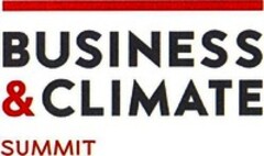 BUSINESS & CLIMATE SUMMIT