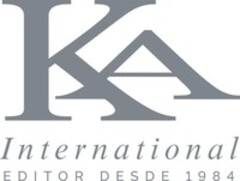 KA International EDITOR DESDE 1984