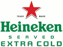 Heineken SERVED EXTRA COLD