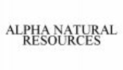 ALPHA NATURAL RESOURCES