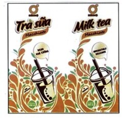 Milk tea Macchiato irresistibly delicious zero degree