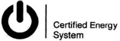 Certified Energy System