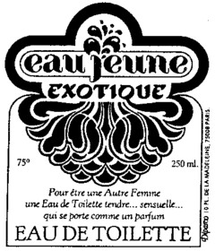 eau jeune EXOTIQUE EAU DE TOILETTE