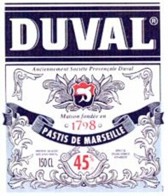 DUVAL PASTIS DE MARSEILLE