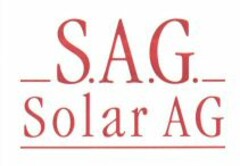 S.A.G. Solar AG