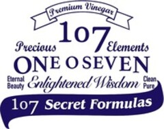 Premium Vinegar Precious 107 Elements ONE O SEVEN Eternal Beauty Enlightened Wisdom Clean Pure 107 Secret Formulas