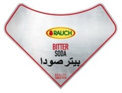 RAUCH BITTER SODA QUALITY SINCE 1919