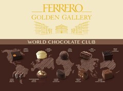 FERRERO GOLDEN GALLERY WORLD CHOCOLATE CLUB