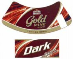 SPECIAL EDITION Gold MINE BEER Dark