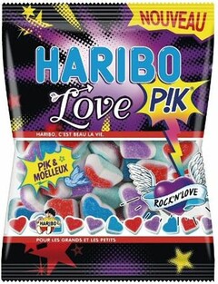 HARIBO Love PIK PIK & MOELLEUX ROCK'N'LOVE