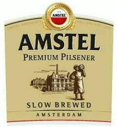 1870 AMSTEL PREMIUM PILSENER SLOW BREWED AMSTERDAM