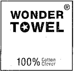 WONDER TOWEL 100% Cotton Clever