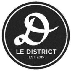 D LE DISTRICT EST. · 2015 ·