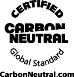 CARBON NEUTRAL CERTIFIED Global Standard CarbonNeutral.com