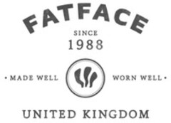 FATFACE SINCE 1988 MADE WELL WORN WELL UNITED KINGDOM