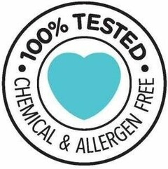 100% TESTED CHEMICAL & ALLERGEN FREE
