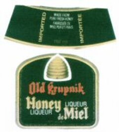 Old Krupnik Honey LIQUEUR de Miel