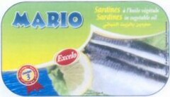 MARIO Sardines à l'huile végétale Sardines in vegetable oil