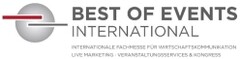 BEST OF EVENTS INTERNATIONAL INTERNATIONALE FACHMESSE FÜR WIRTSCHAFTSKOMMUNIKATION LIVE MARKETING VERANSTALTUNGSSERVICES & KONGRESS