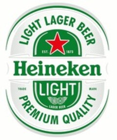 LIGHT LAGER BEER Heineken LIGHT PREMIUM QUALITY