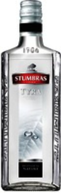 TYRA 1906 STUMBRAS VODKA EVERY PERFECTLY PURE DROP DEVOTION TO NATURE