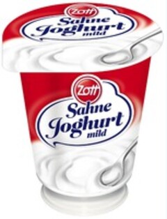 Zott Sahne Joghurt mild