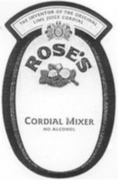 ROSE'S CORDIAL MIXER