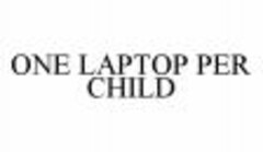 ONE LAPTOP PER CHILD