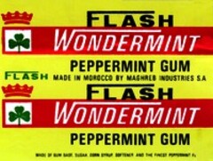 FLASH WONDERMINT PEPPERMINT GUM