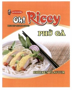 ACECOOK OH! Ricey PHO GA CHICKEN FLAVOUR