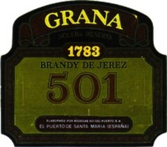GRANA 1783 BRANDY DE JEREZ 501