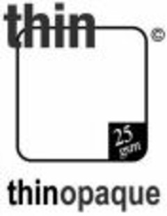 thin 25 gsm thinopaque
