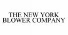 THE NEW YORK BLOWER COMPANY