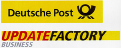Deutsche Post UPDATEFACTORY BUSINESS Logo (DPMA, 17.08.2000)