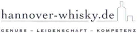 hannover-whisky.de GENUSS - LEIDENSCHAFT - KOMPETENZ Logo (DPMA, 05.11.2014)