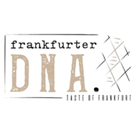 frankfurter DNA. TASTE OF FRANKFURT Logo (DPMA, 02.07.2018)