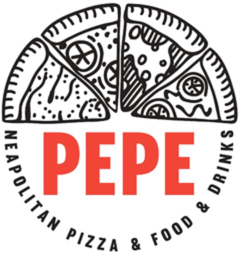 PEPE NEAPOLITAN PIZZA & FOOD & DRINKS Logo (DPMA, 03.12.2021)