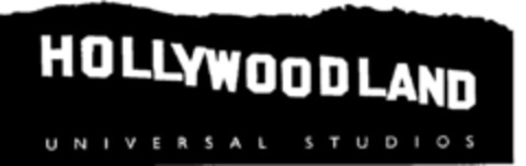 HOLLYWOODLAND UNIVERSAL STUDIOS Logo (DPMA, 10/16/1996)